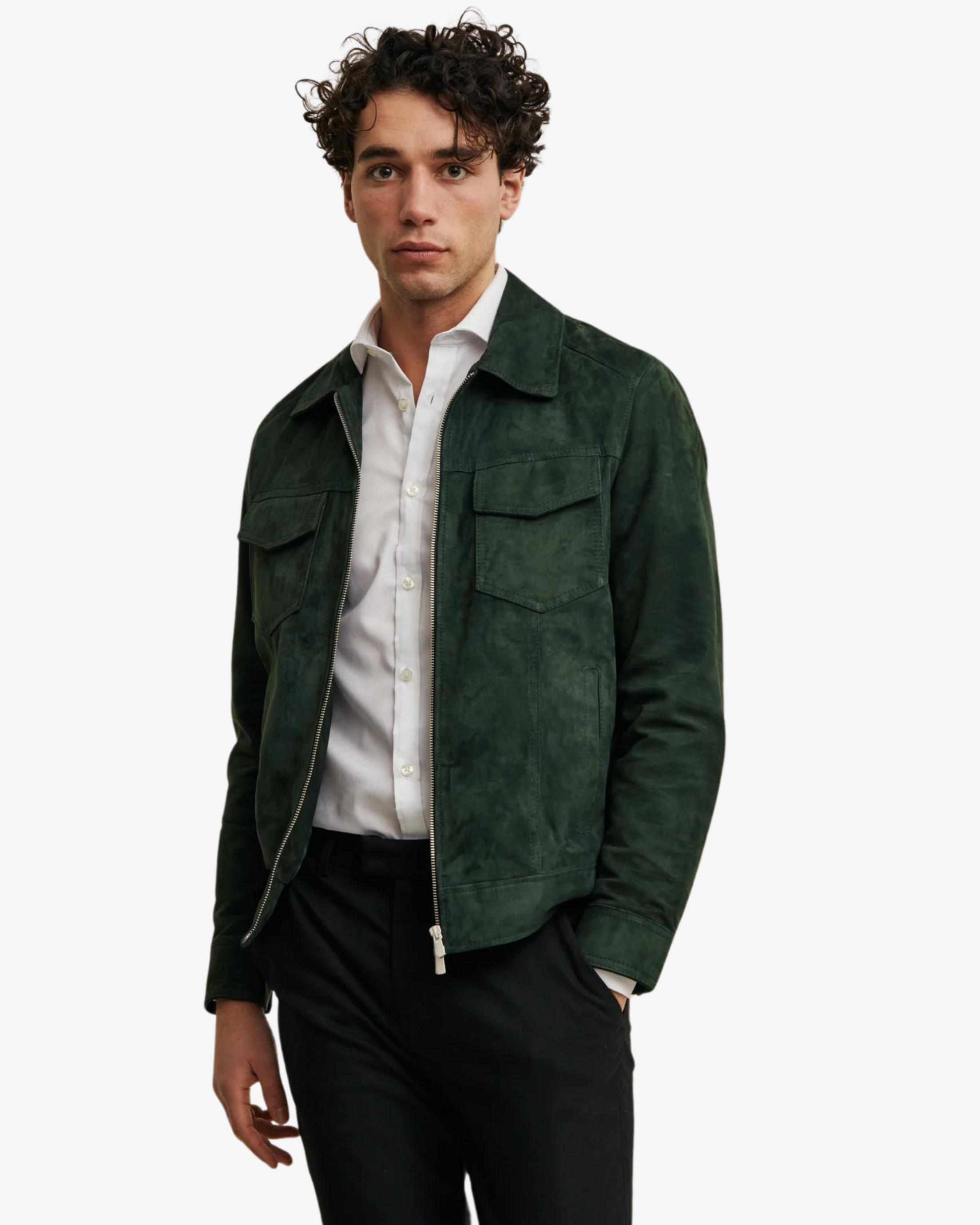 Dark green jacket