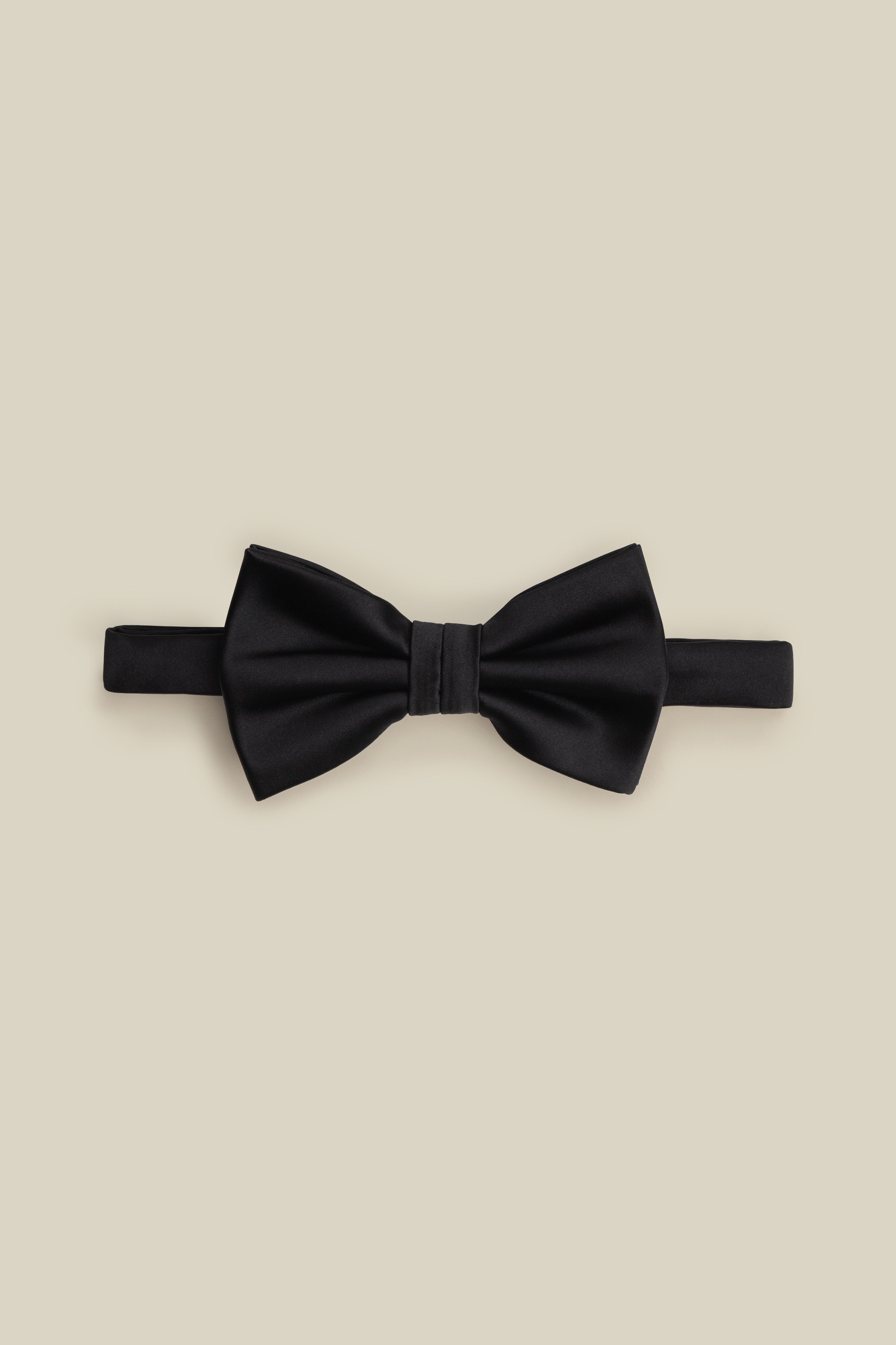 black bow tie