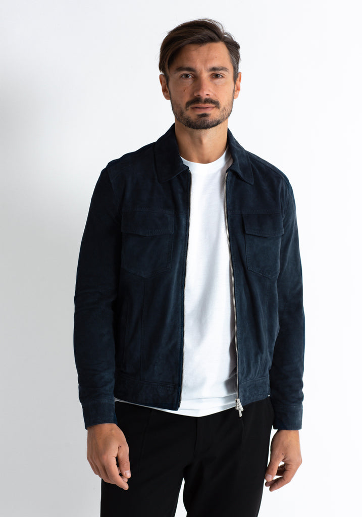 Lazio Dark Blue Jacket | Grand Frank – Grandfrank