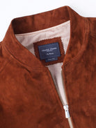 brown suede jacket